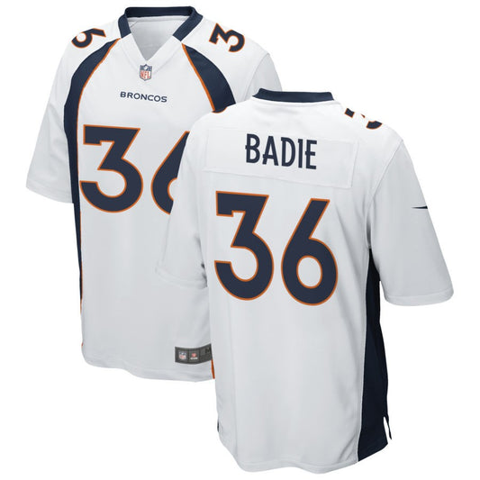 Tyler Badie Denver Broncos Nike Game Jersey - White