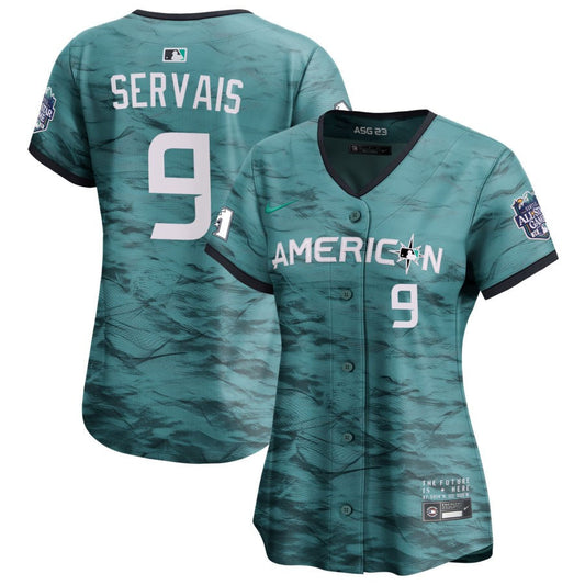 Scott Servais  American League Nike Women's 2023 MLB All-Star Game Pick-A-Player Limited Jersey - Teal