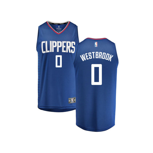 Russell Westbrook LA Clippers Fanatics Branded Youth Fast Break Replica Jersey Royal - Icon Edition