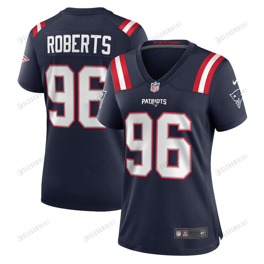 Sam Roberts 96 New England Patriots Women Game Jersey - Navy