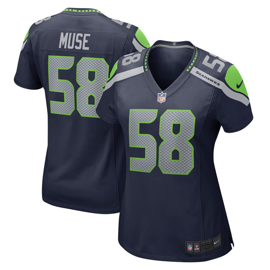 Tanner Muse Seattle Seahawks Nike Women's Game Player Jersey - College Navy