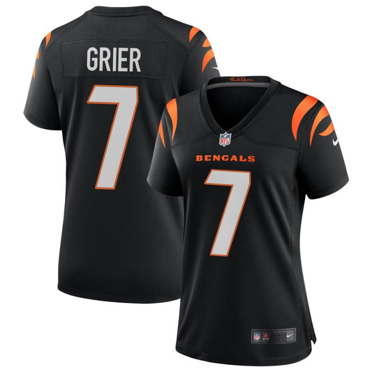 Will Grier Cincinnati Bengals Nike Women's Game Jersey - Black