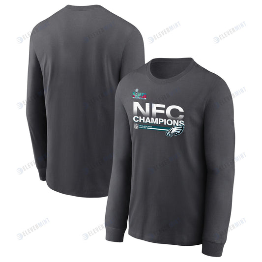 Philadelphia Eagles NFC Champions Locker Room Trophy Collection Dark Heather Sweatshirt