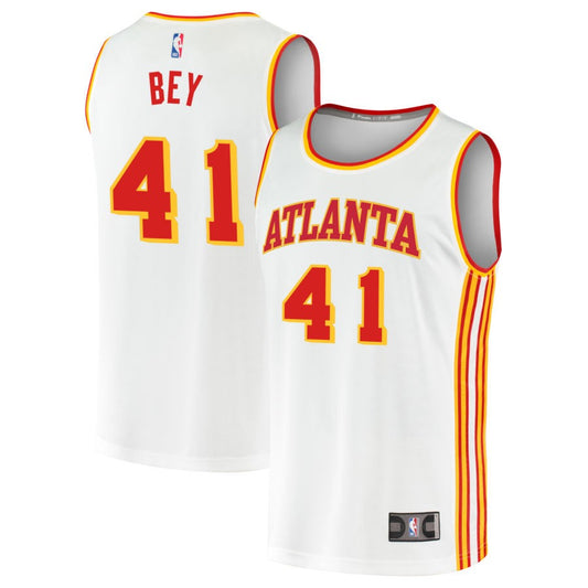 Saddiq Bey Atlanta Hawks Fanatics Branded Fast Break Replica Jersey - Association Edition - White