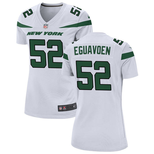 Sam Eguavoen New York Jets Nike Women's Game Jersey - White