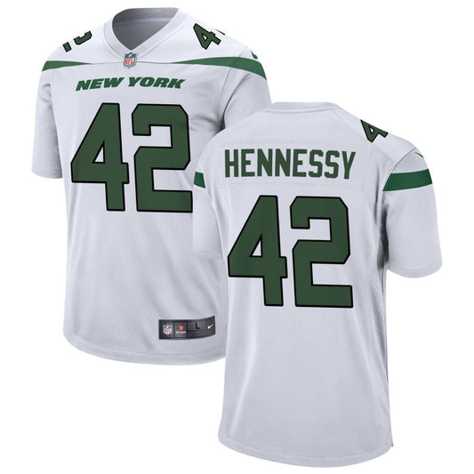 Thomas Hennessy New York Jets Nike Game Jersey - White