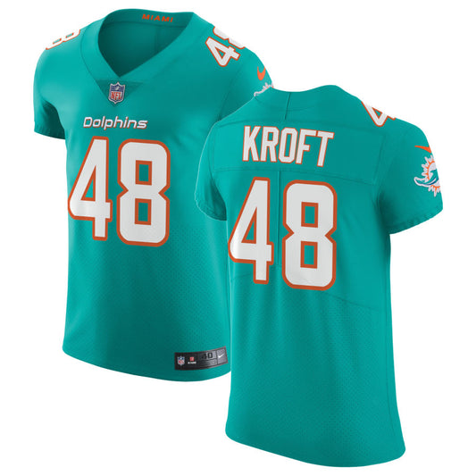 Tyler Kroft Miami Dolphins Nike Vapor Untouchable Elite Jersey - Aqua