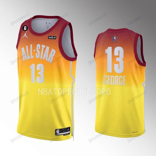 Paul George 13 Los Angeles Clippers 2023 NBA All-Star Men Jersey - Orange