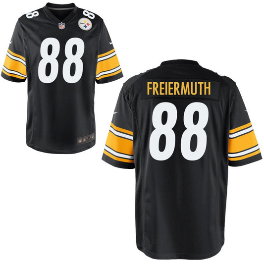 Pat Freiermuth Pittsburgh Steelers Nike Youth Game Jersey - Black