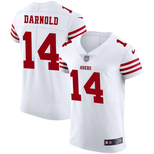 Sam Darnold San Francisco 49ers Nike Vapor Elite Jersey - White