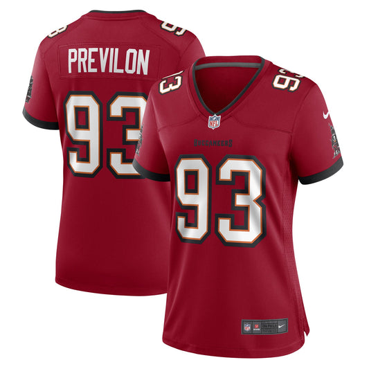 Willington Previlon Tampa Bay Buccaneers Nike Women's Game Player Jersey - Red