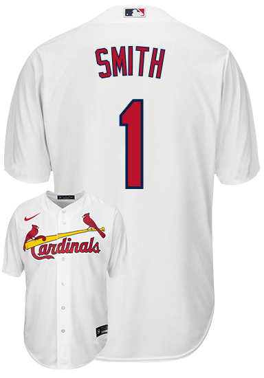 Ozzie Smith Jersey - St Louis Cardinals Replica Adult Home Jersey