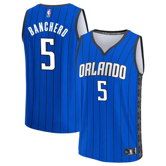 Paolo Banchero Orlando Magic Fanatics Branded Youth Fast Break Replica Jersey - Statement Edition - Blue