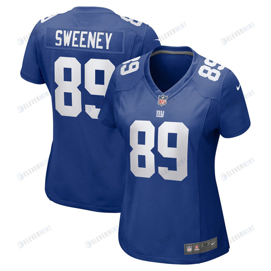 Tommy Sweeney 89 New York Giants Women's Game Jersey - Royal