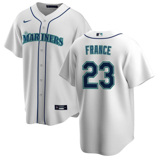 Ty France Seattle Mariners Nike Youth Home Replica Jersey - White