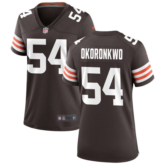 Ogbonnia Okoronkwo Nike Cleveland Browns Women's Game Jersey - Brown