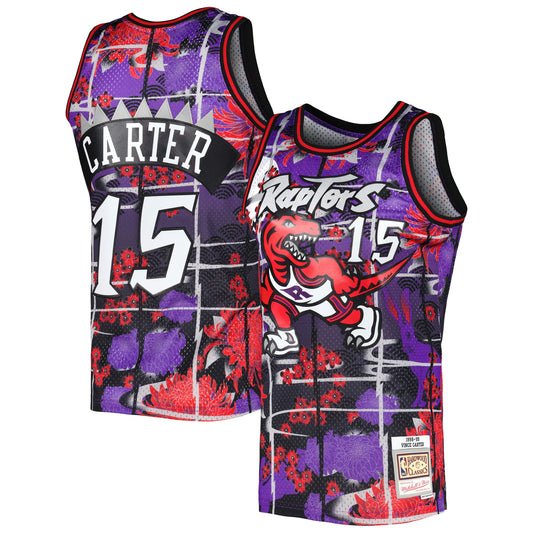 Vince Carter Toronto Raptors Mitchell & Ness Hardwood Classics Lunar New Year Swingman Jersey - Purple