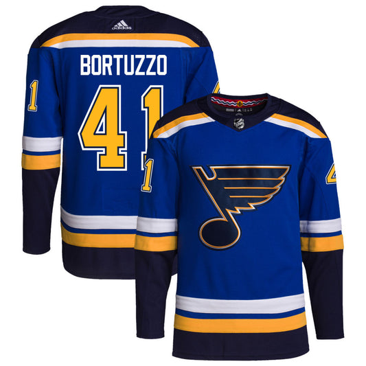 Robert Bortuzzo St. Louis Blues adidas Home Authentic Pro Jersey - Royal