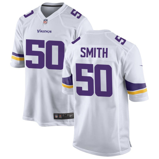 T.J. Smith Minnesota Vikings Nike Game Jersey - White