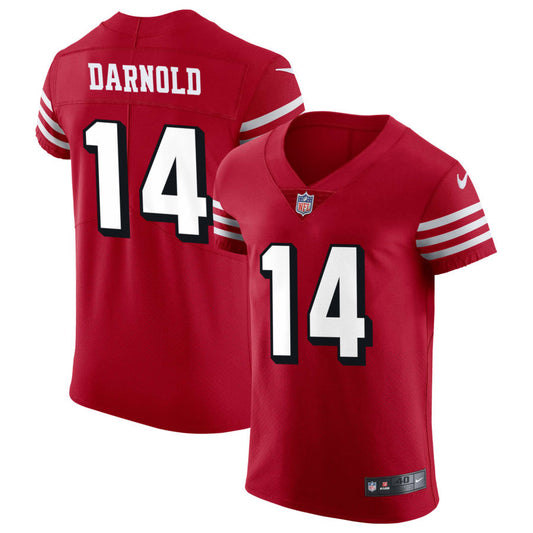 Sam Darnold San Francisco 49ers Nike Alternate Vapor Elite Jersey - Scarlet