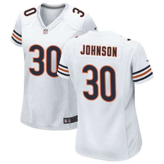 Roschon Johnson Chicago Bears Nike Women's Game Jersey - White