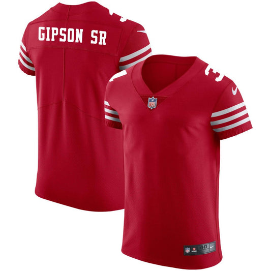 Tashaun Gipson Sr San Francisco 49ers Nike Vapor Elite Jersey - Scarlet