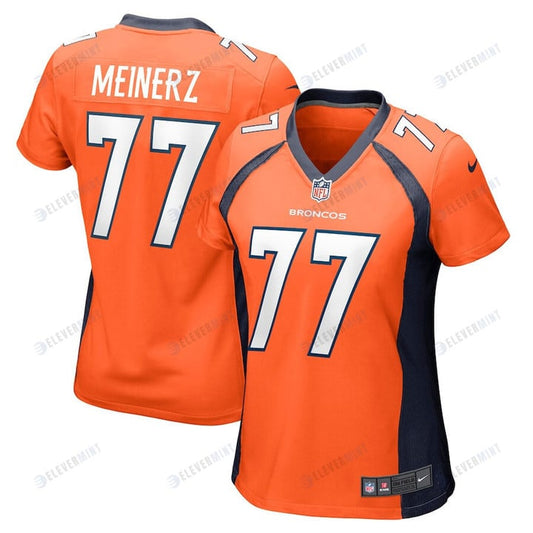 Quinn Meinerz 77 Denver Broncos Women's Game Jersey - Orange