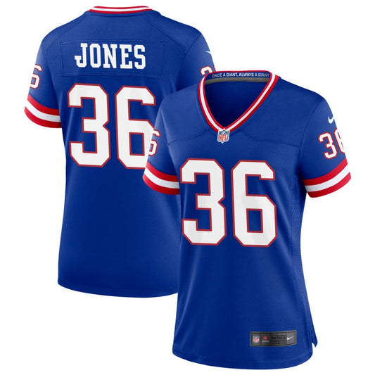 Taiwan Jones New York Giants Nike Women's Classic Game Jersey - Royal