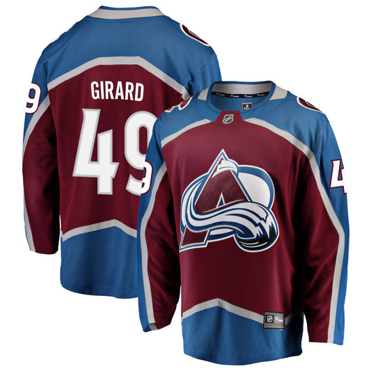 Samuel Girard Colorado Avalanche Fanatics Branded Home 2022 Stanley Cup Champions Breakaway Jersey - Burgundy