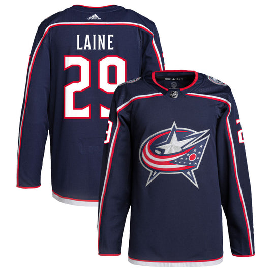 Patrik Laine Columbus Blue Jackets adidas Home Primegreen Authentic Pro Jersey - Navy