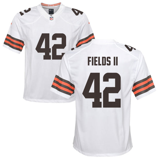 Tony Fields II Nike Cleveland Browns Youth Game Jersey - White