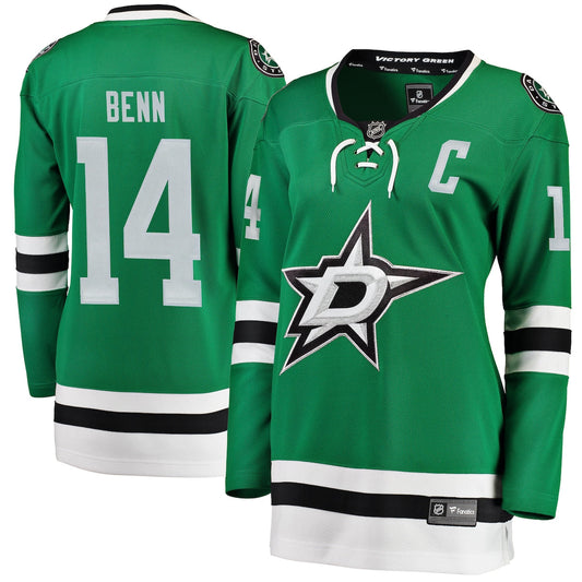 Women's Jamie Benn Fanatics Stars Home Breakaway Jersey - Green