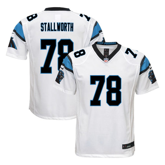 Taylor Stallworth  Carolina Panthers Nike Youth Game Jersey - White