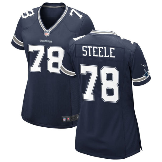 Terence Steele Dallas Cowboys Nike Women's Game Jersey - Navy