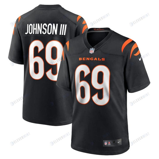 Raymond Johnson III Cincinnati Bengals Game Player Jersey - Black