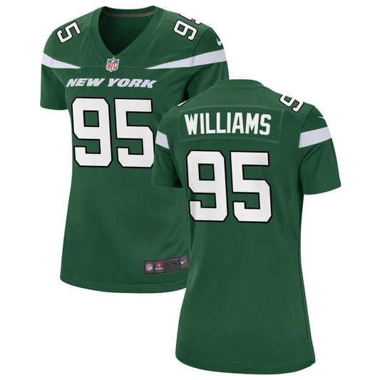 Quinnen Williams New York Jets Nike Women's Game Jersey - Gotham Green