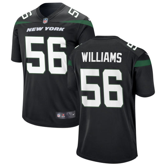 Quincy Williams New York Jets Nike Youth Game Jersey - Black