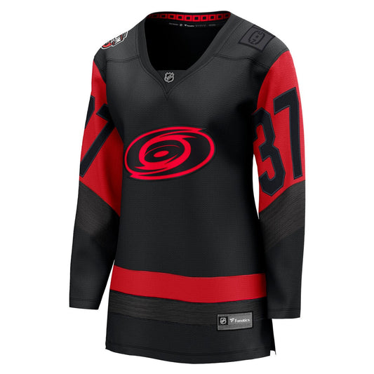 Women's Andrei Svechnikov Fanatics Hurricanes 2023 Stadium Series Breakaway Jersey - Black