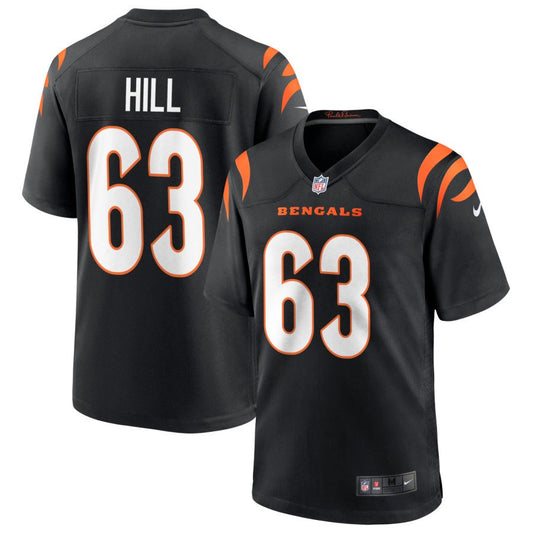 Trey Hill Cincinnati Bengals Nike Youth Logo Game Jersey - Black