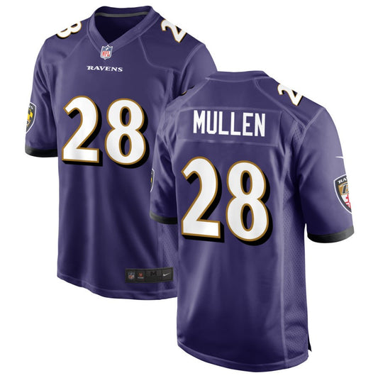 Trayvon Mullen Baltimore Ravens Nike Game Jersey - Purple