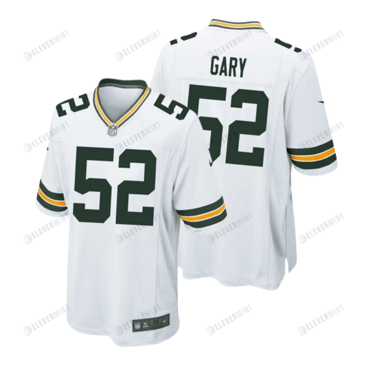 Rashan Gary 52 Green Bay Packers Men Away Game Jersey - White