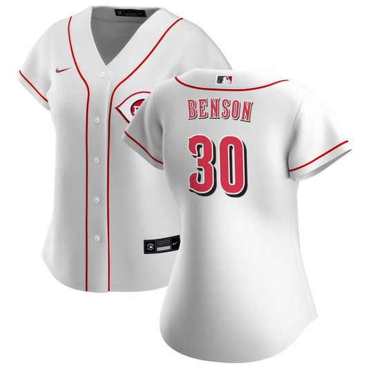 Will Benson Cincinnati Reds Nike Women's Home Replica Jersey - White