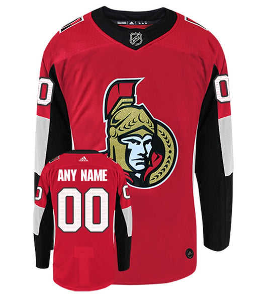 Ottawa Senators Adidas Authentic Home NHL Hockey Jersey