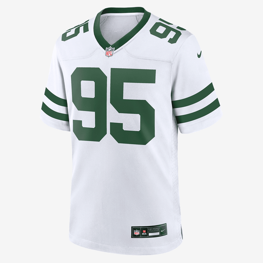 Quinnen Williams New York Jets Men's Nike NFL Game Football Jersey - White