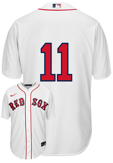 Raphael Devers Youth No Name Jersey - Boston Red Sox Replica Number Only Kids Home Jersey