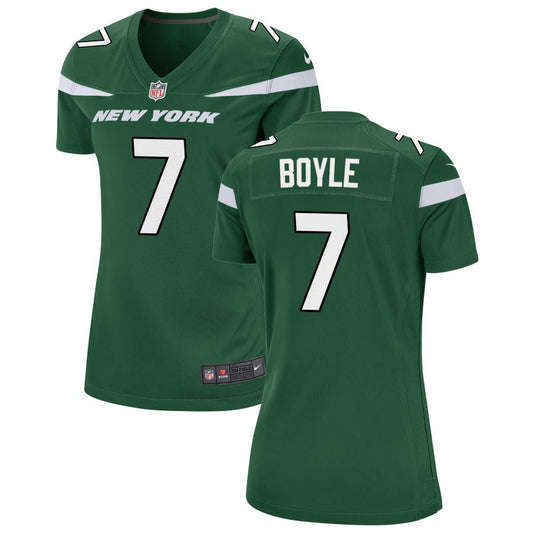 Tim Boyle New York Jets Nike Women's Game Jersey - Gotham Green