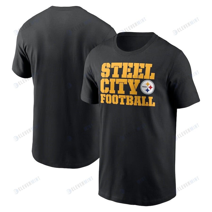 Pittsburgh Steelers Local Essential T-Shirt - Black