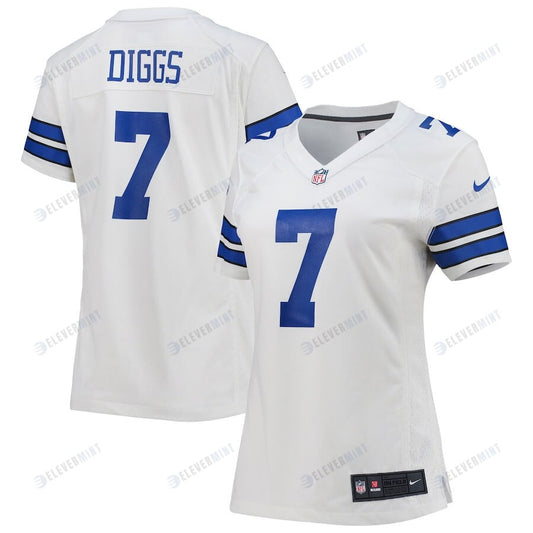 Trevon Diggs 7 Dallas Cowboys Women Game Jersey - White