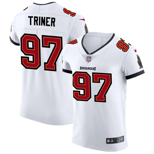 Zach Triner Tampa Bay Buccaneers Nike Vapor Elite Jersey - White