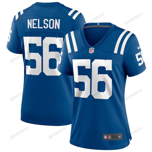 Quenton Nelson 56 Indianapolis Colts Women Game Retired Jersey - Royal